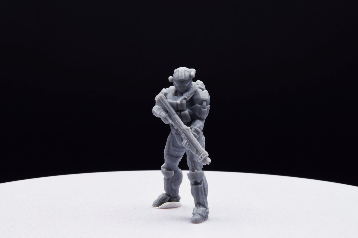 Halo Custom Spartan Type 2 Miniature - TheSTLSmith - 3D Printed with High Quality Resin for Wargame/Skirmish/D&D