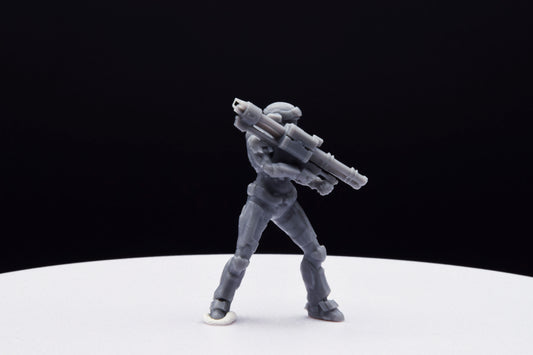 Halo Custom Spartan Type 4 Miniature - TheSTLSmith - 3D Printed with High Quality Resin for Wargame/Skirmish/D&D