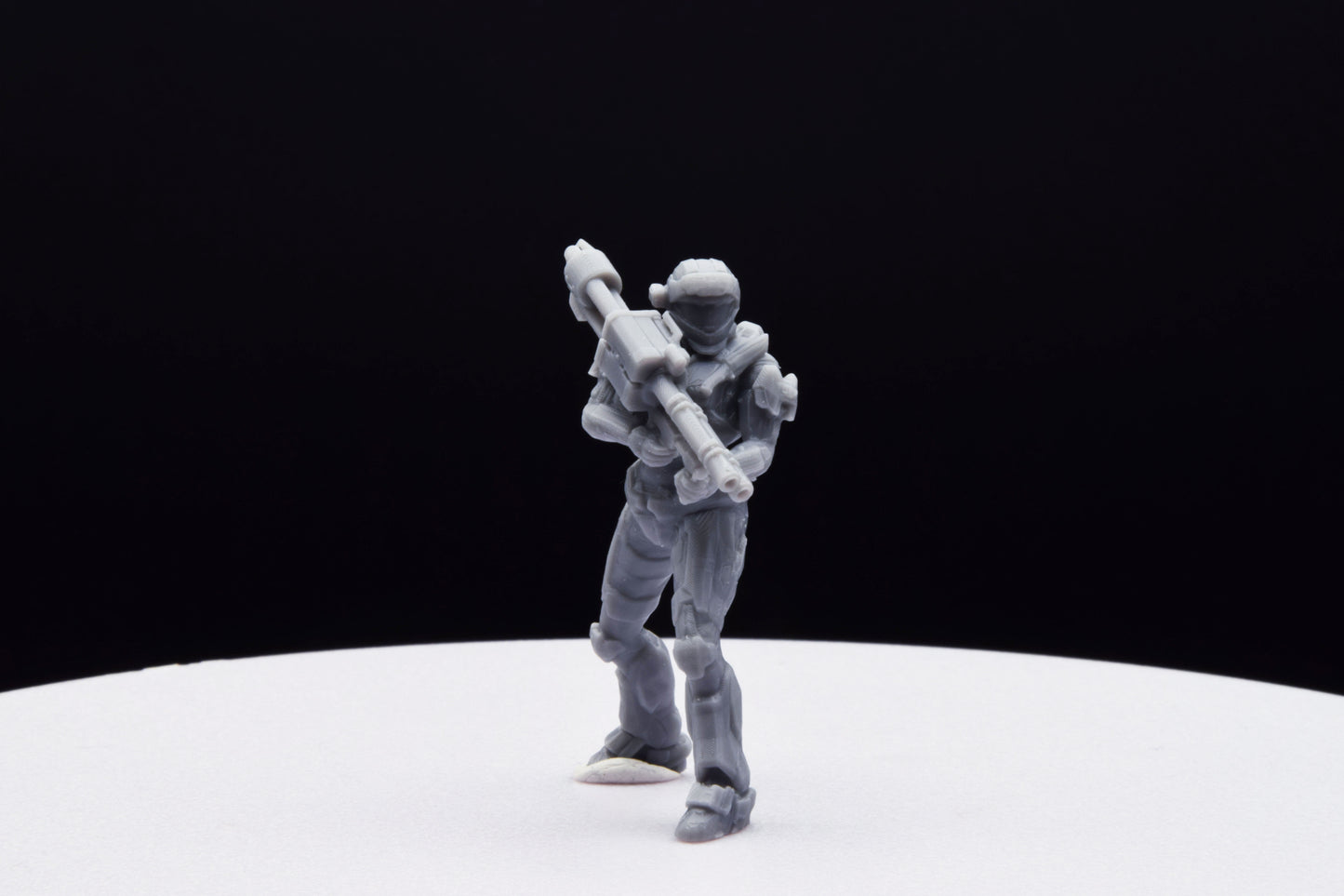 Halo Custom Spartan Type 4 Miniature - TheSTLSmith - 3D Printed with High Quality Resin for Wargame/Skirmish/D&D