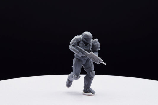 Halo Custom Spartan Type 8 Miniature - TheSTLSmith - 3D Printed with High Quality Resin for Wargame/Skirmish/D&D