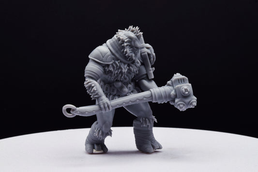 Halo Tartarus Chieftain Brutes Miniature - 3D Printed with High Quality Resin for Wargame/Skirmish/D&D
