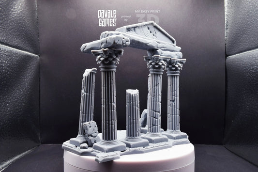 Greek Ruins - Scenery - Davale Games - Wargame / Mythological games - 3D Printed with high quality resin