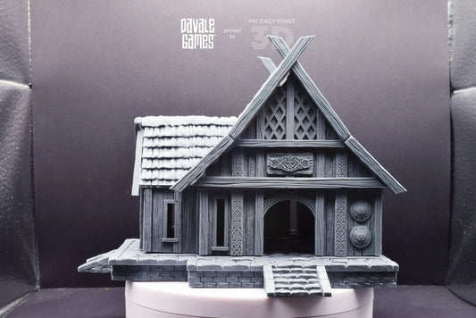 Viking House - Scenery - Davale Games - Mythological games - 3D Printed with high quality resin or PLA+
