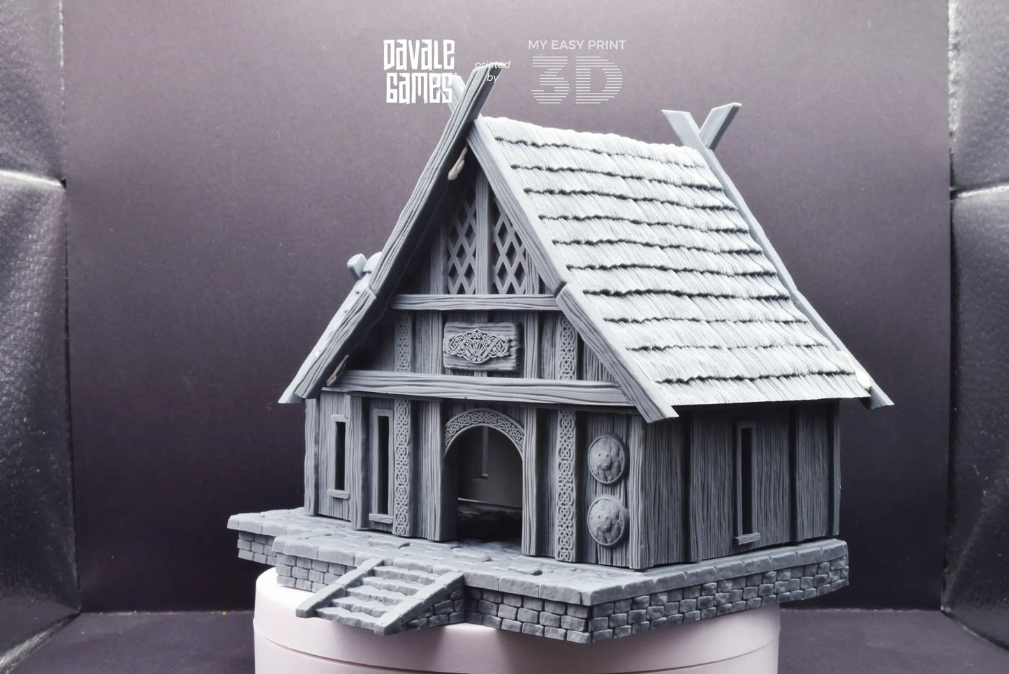 Viking House - Scenery - Davale Games - Mythological games - 3D Printed with high quality resin or PLA+