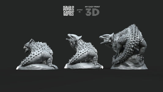 Dragon Army Dragons - Davale Games - 3D Printed with high quality resin for LOTR/D&D games (Copy)