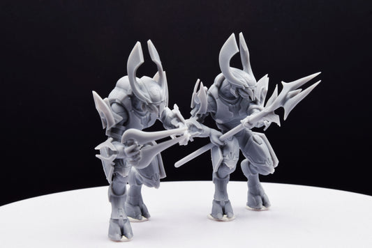 Halo Elite Honor Guards Miniature - 3D Printed with High Quality Resin for Wargame/Skirmish/D&D