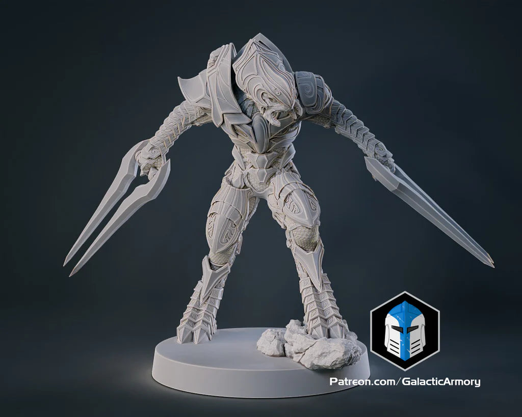 Halo Arbiter Miniatures - Galactic Armory - 3D Printed with High Quality Resin for Wargame/Skirmish/D&D