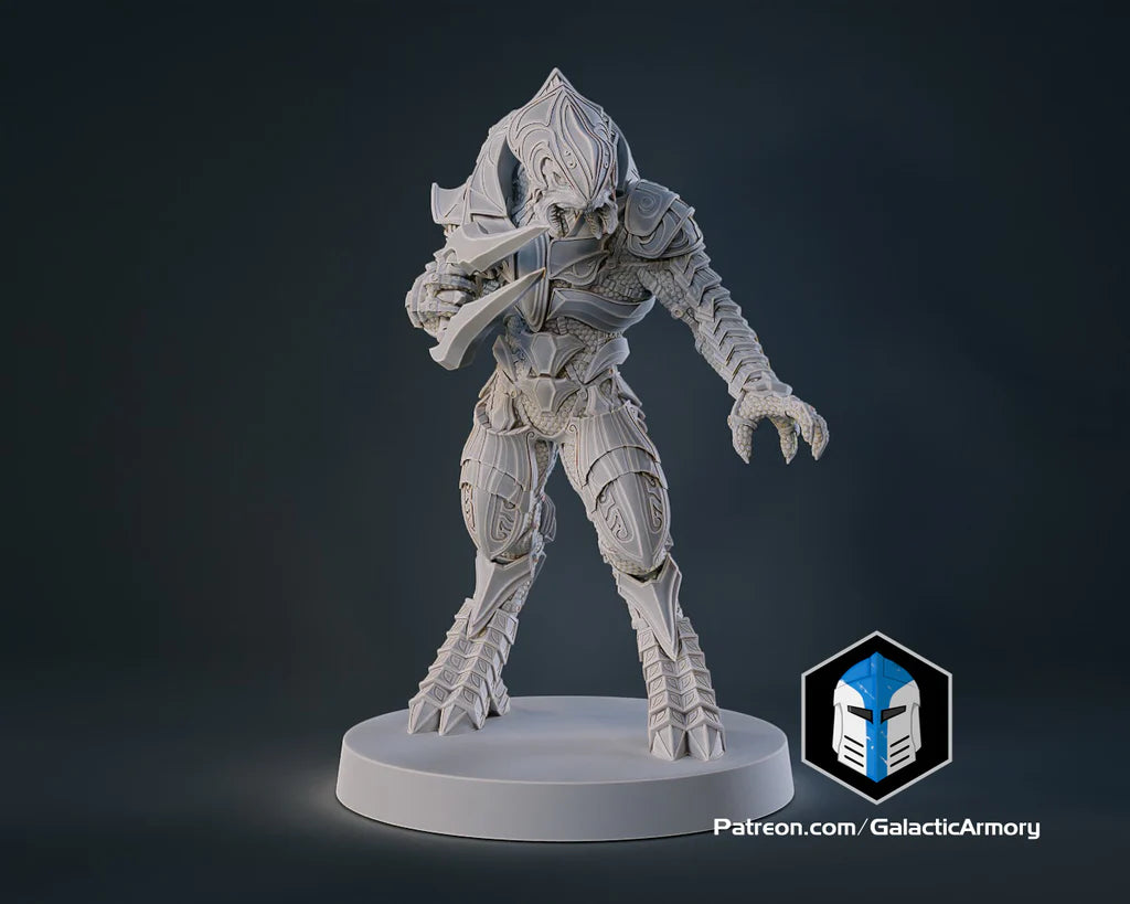 Halo Arbiter Miniatures - Galactic Armory - 3D Printed with High Quality Resin for Wargame/Skirmish/D&D