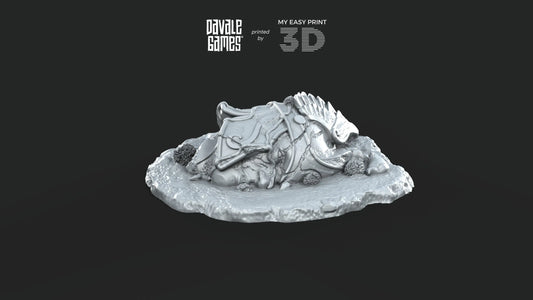 Swan Warrior Head - Scenery/Terrain - Davale Games - 3D Printed with high quality resin for LOTR/D&D games