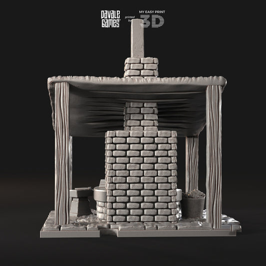 Viking Forge - Scenery - Davale Games - Mythological games - 3D Printed with high quality resin or PLA+ (Copy)