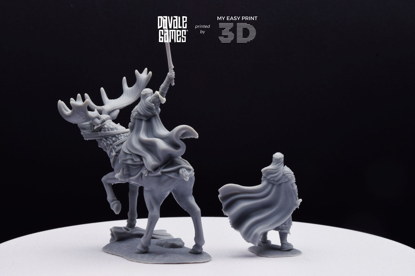 King of the Forest - Foot and Mounted - Davale Games - 3D Printed with high quality resin for LOTR/D&D games