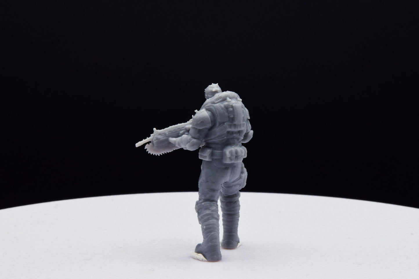 Gears Of War COG Marcus Old Miniature - TheSTLSmith - 3D Printed with high quality resin for Skirmish/D&D games
