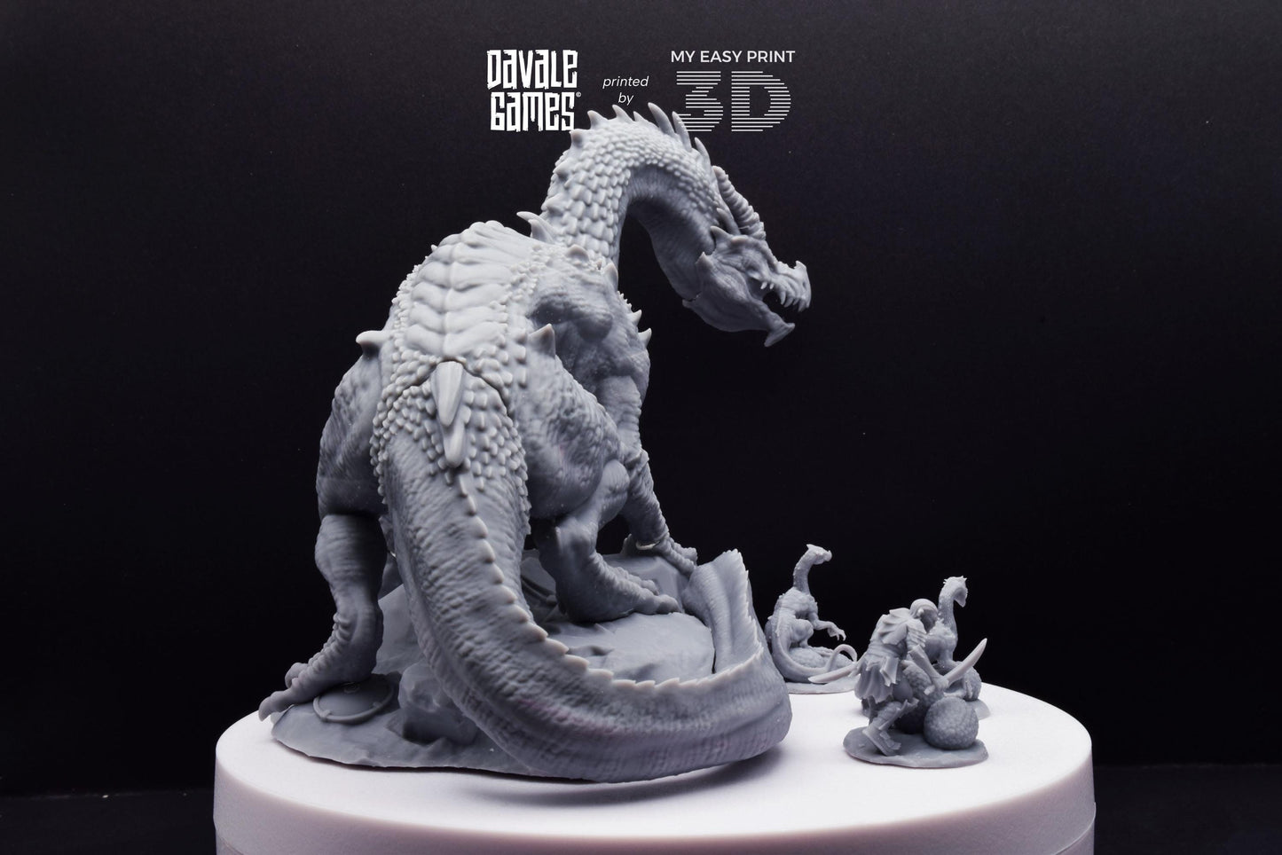 Mountain Drake - Goblins of the cave - Davale Games - 3D Printed with high quality resin for LOTR/D&D games