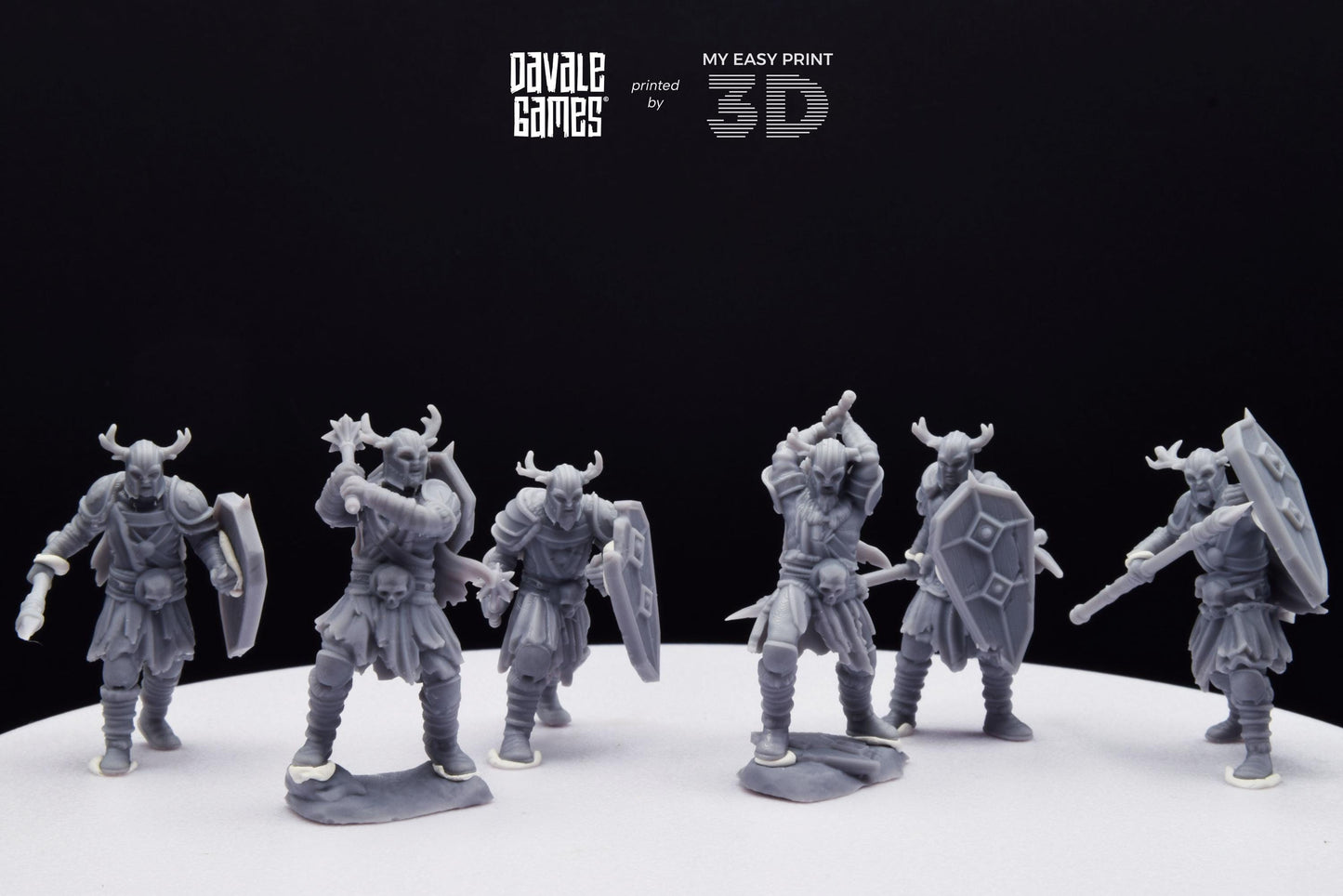 Warriors of Khalüm - Dead City - Davale Games - 3D Printed with high quality resin for LOTR/D&D games