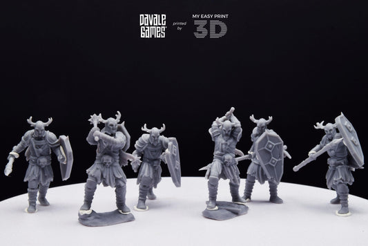 Warriors of Khalüm - Dead City - Davale Games - 3D Printed with high quality resin for LOTR/D&D games