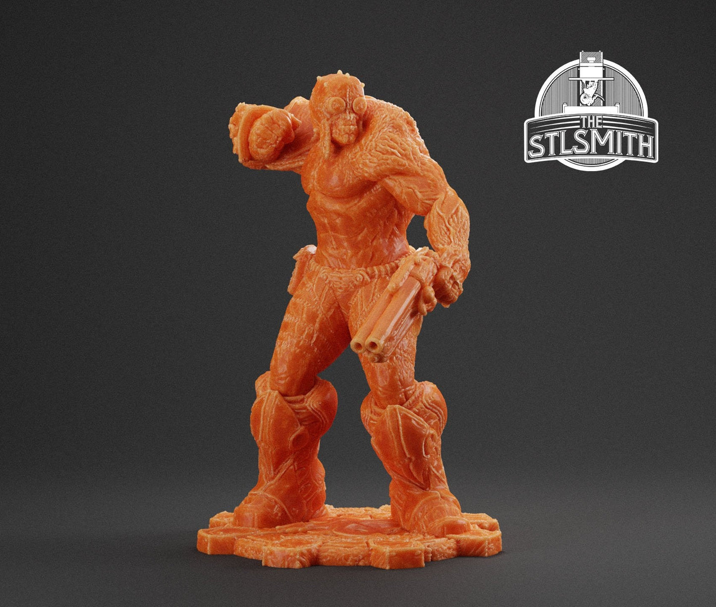 Gears Of War Savage Hunter Grenadier Ot Miniature - TheSTLSmith - 3D Printed with high quality resin for Skirmish/D&D games