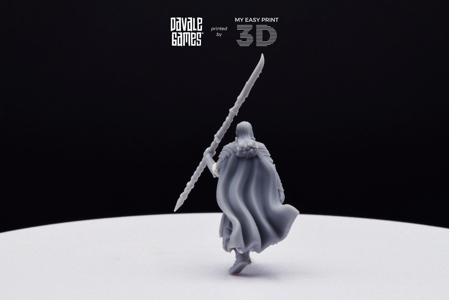Wood Elf Captain - Davale Games - 3D Printed with high quality resin for LOTR/D&D games