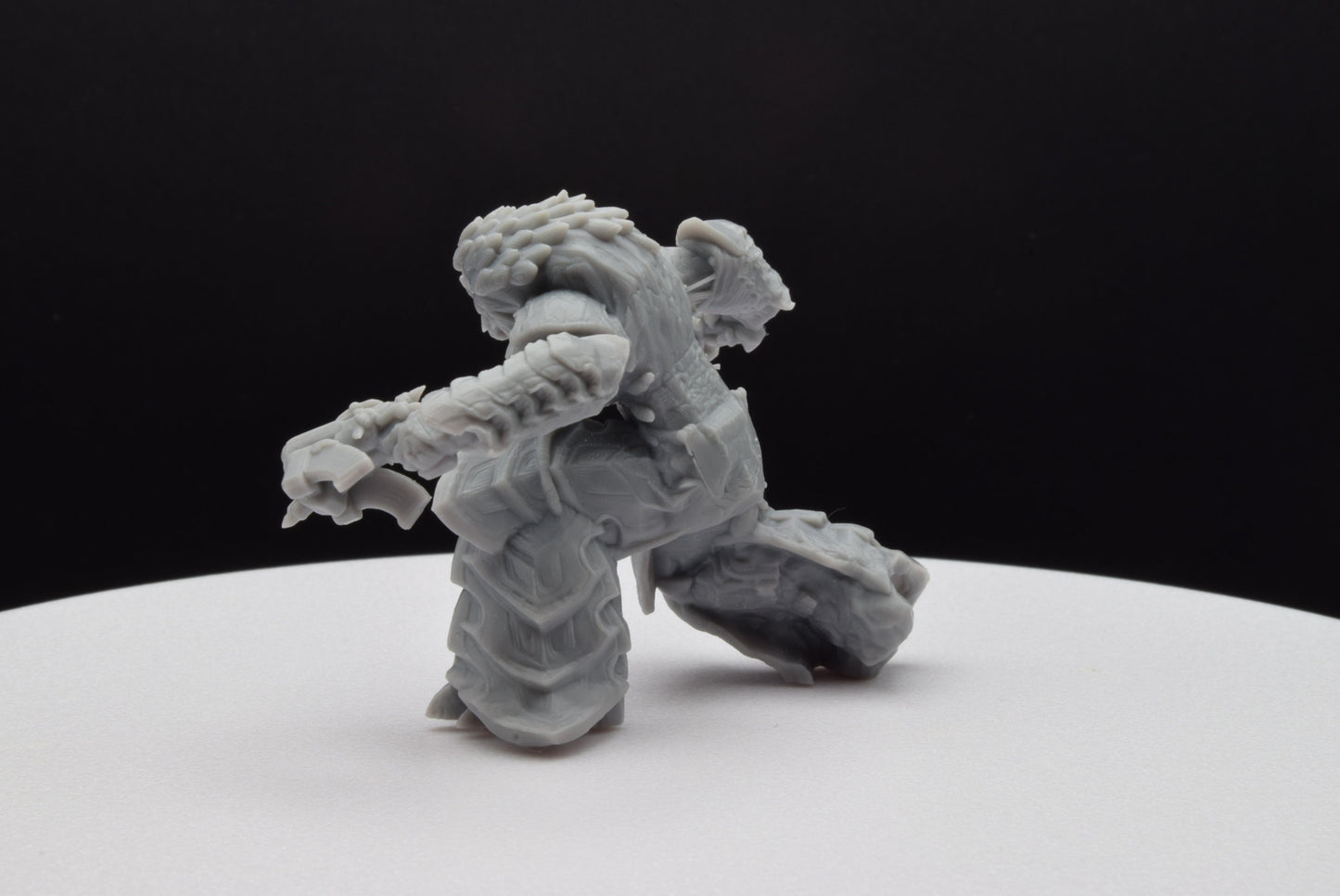 Gears Of War Kantus Armoured Ot Miniature - TheSTLSmith - 3D Printed with high quality resin for Skirmish/D&D games