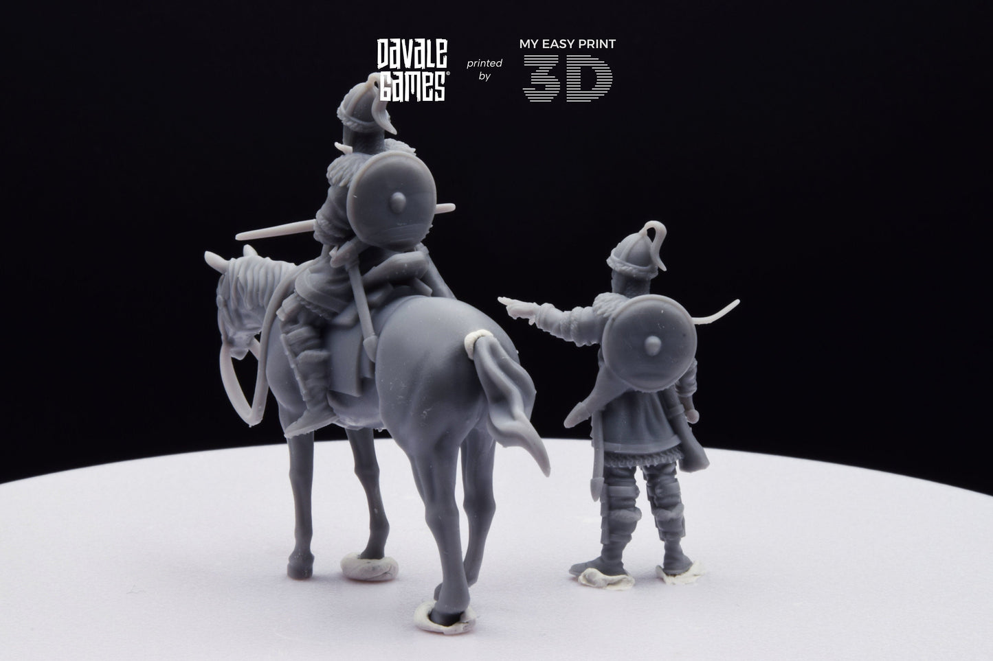 Attila the Hun - Battle of The Catalaunian Plains - Foot and Mounted - Davale Games - Historical games - 3D Printed with high quality resin