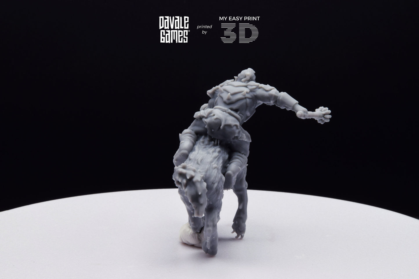 The Irreverent - Mounted - Davale Games - 3D Printed with high quality resin for LOTR/D&D games