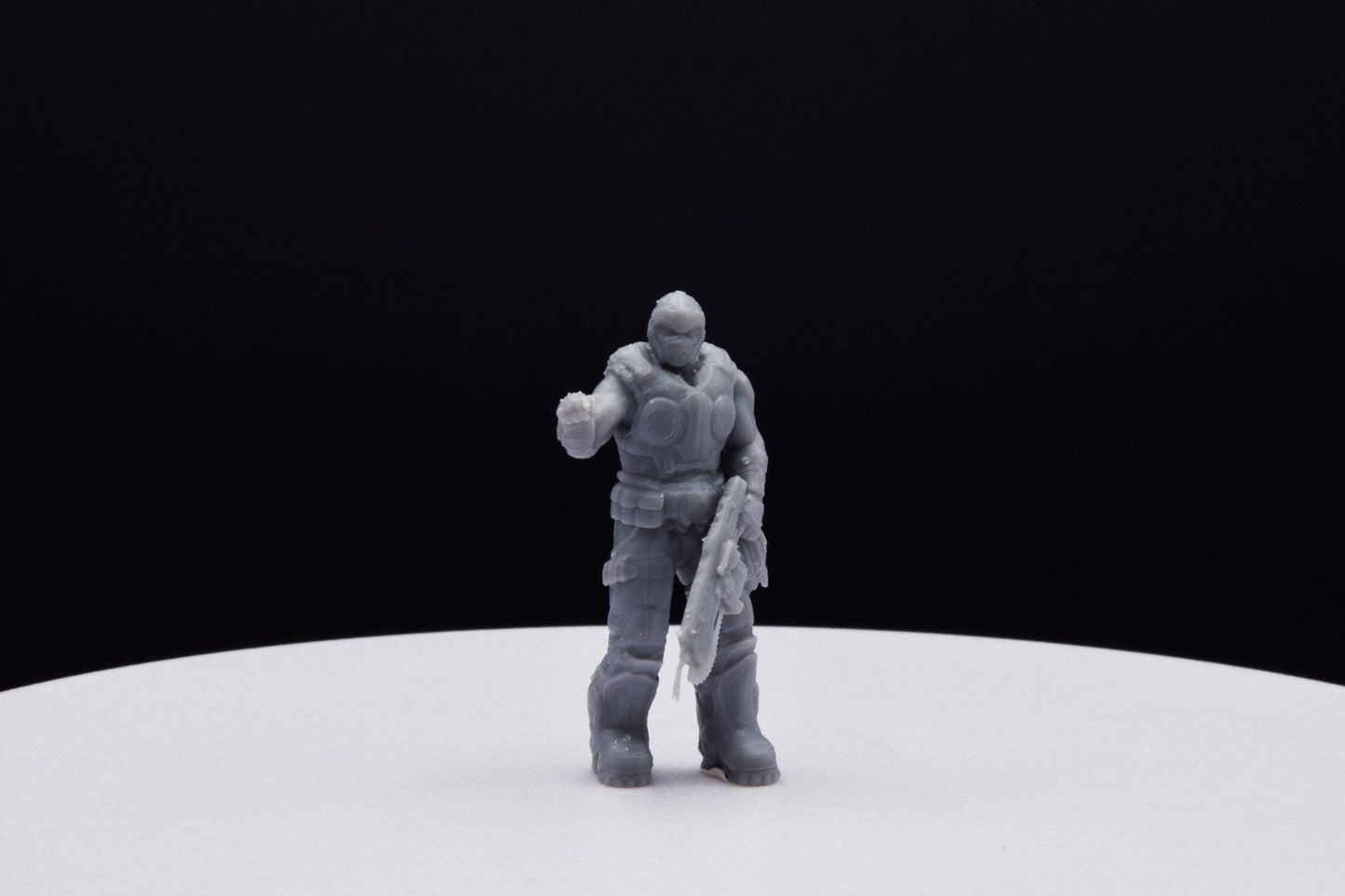 Gears Of War Clayton Carmine Ot Miniature - TheSTLSmith - 3D Printed with high quality resin for Skirmish/D&D games