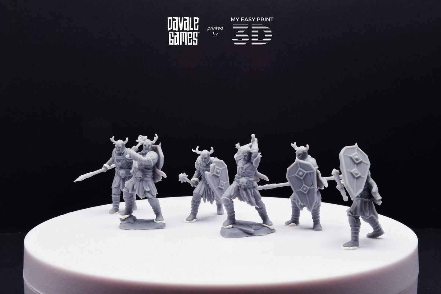 Warriors of Khalüm - Dead City - Davale Games - 3D Printed with high quality resin for LOTR/D&D games