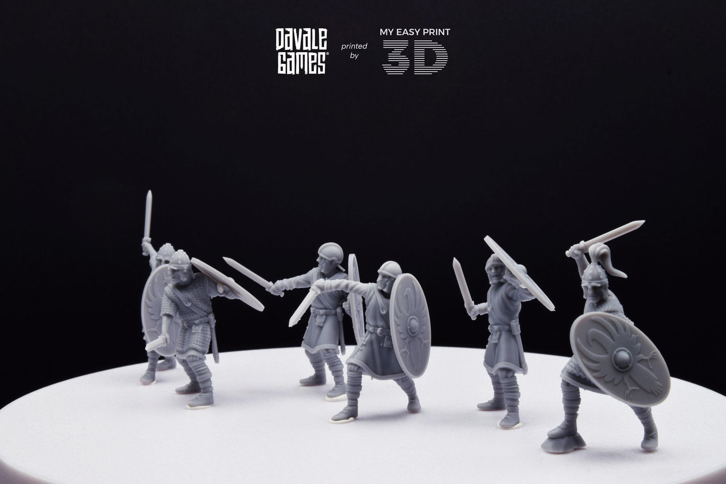Roman Soldiers with Sword - Davale Games - Historical games - 3D Printed with high quality resin