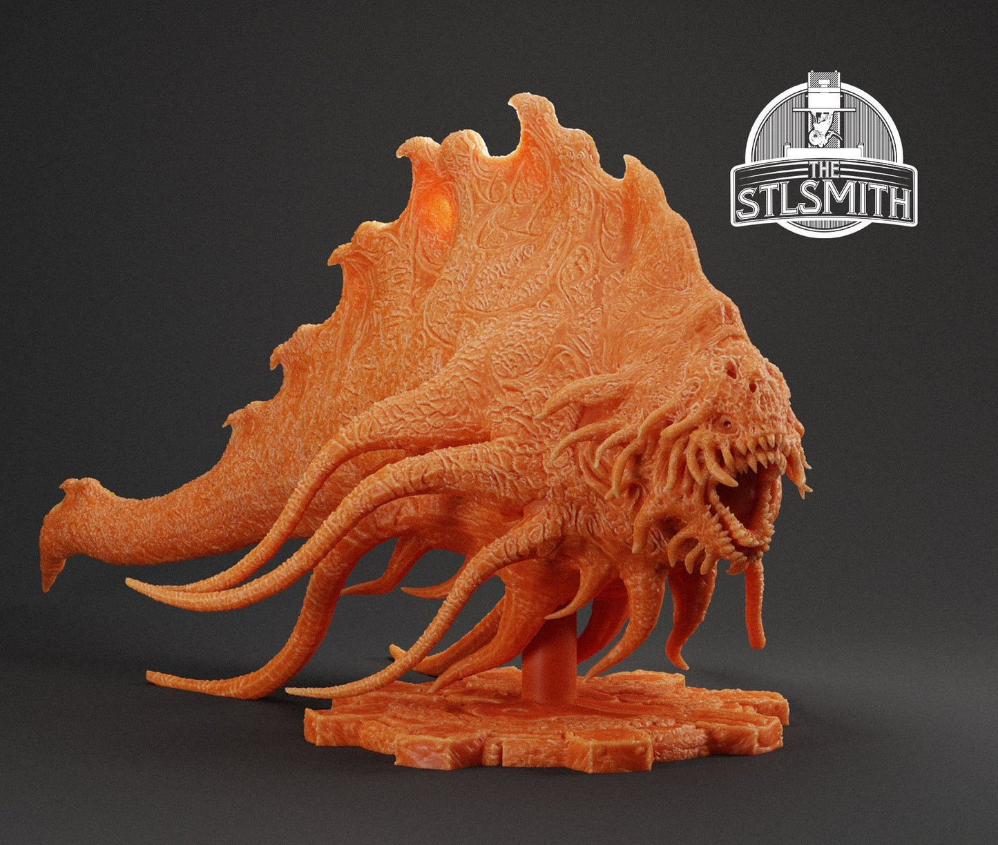 Gears Of War Leviathan Ot Miniature - TheSTLSmith - 3D Printed with high quality resin for Skirmish/D&D games
