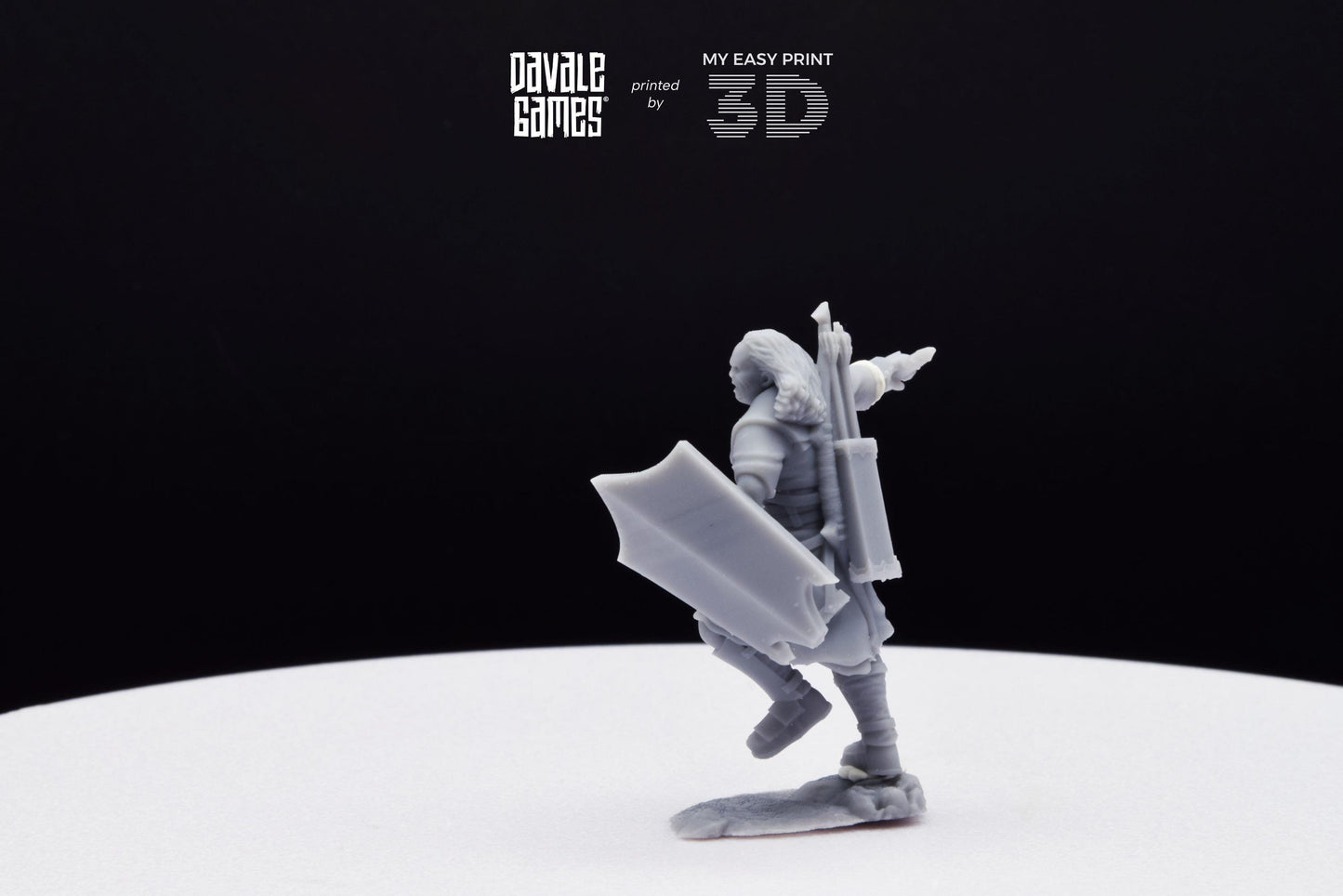 Outrider blood handed Main captain - Davale Games - 3D Printed with high quality resin for LOTR/D&D games