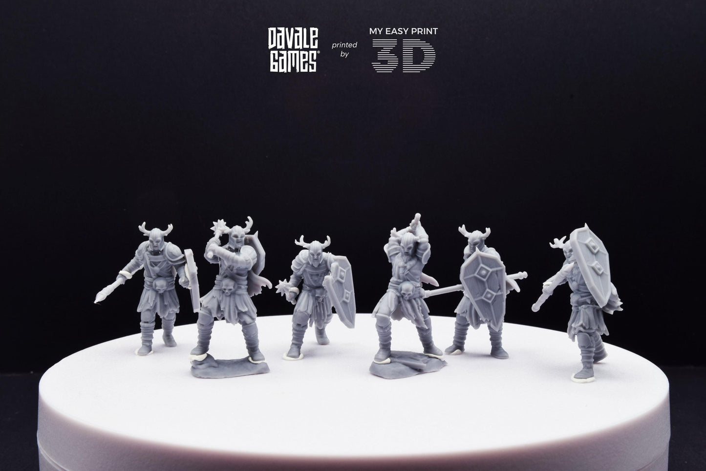 Warriors of Khalüm - Dead City - Davale Games - 3D Printed with high quality resin for LOTR/D&D games