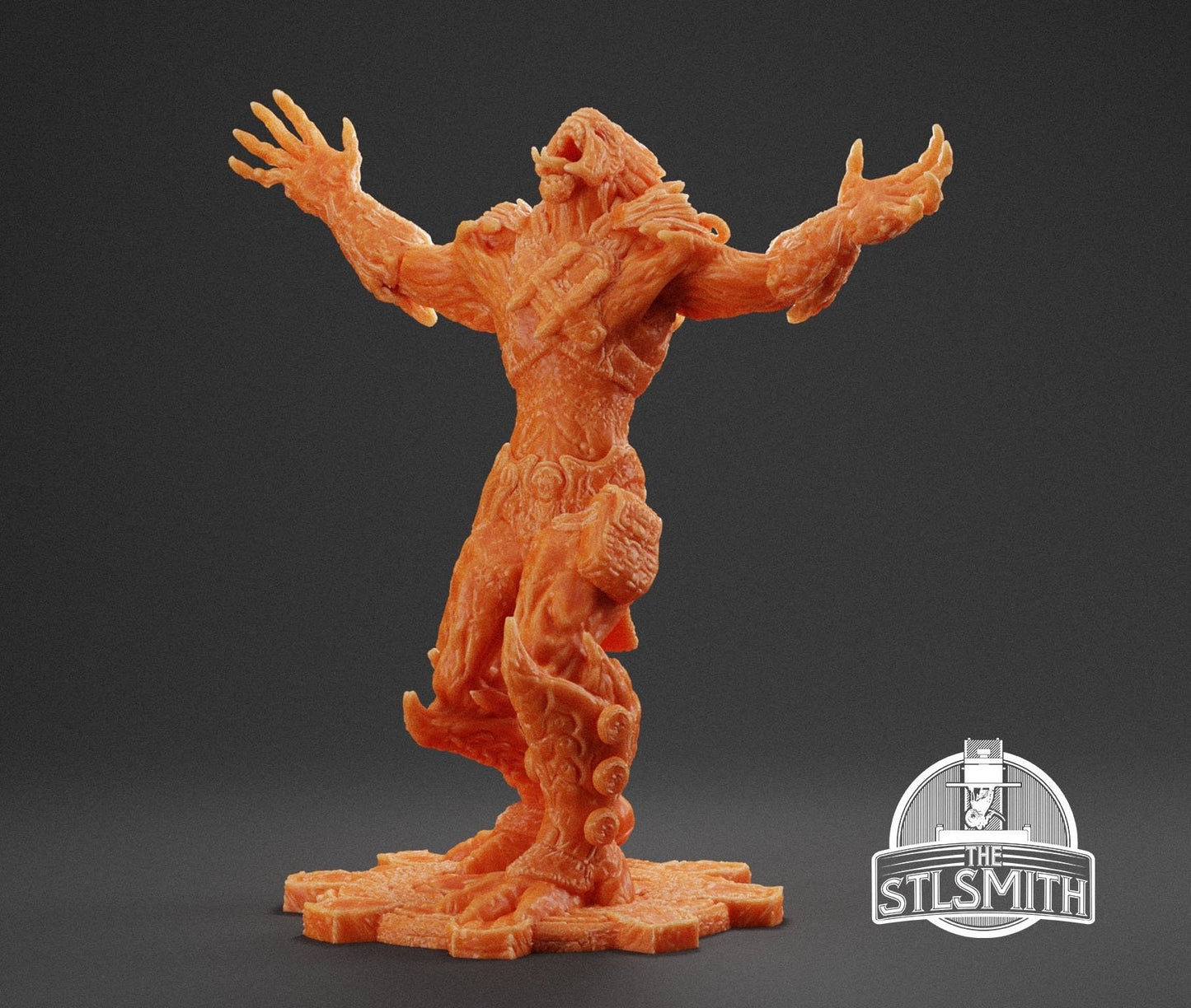 Gears Of War Kantus Shaman Ot Miniature - TheSTLSmith - 3D Printed with high quality resin for Skirmish/D&D games