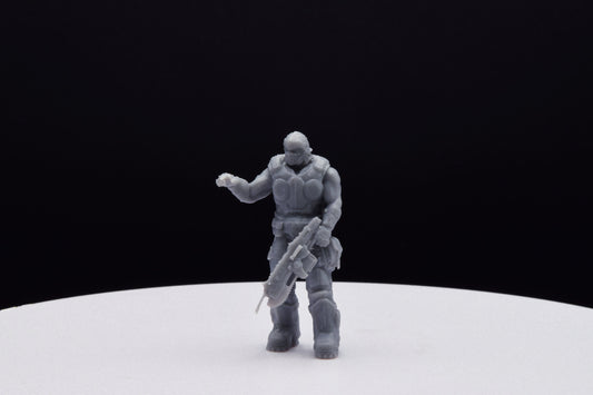 Gears Of War Clayton Carmine Ot Miniature - TheSTLSmith - 3D Printed with high quality resin for Skirmish/D&D games