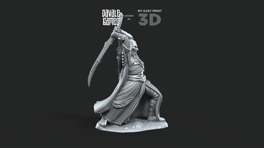 Hadler, Lieutenant - Galanthir Elves - Davale Games - 3D Printed with high quality resin for LOTR/D&D games