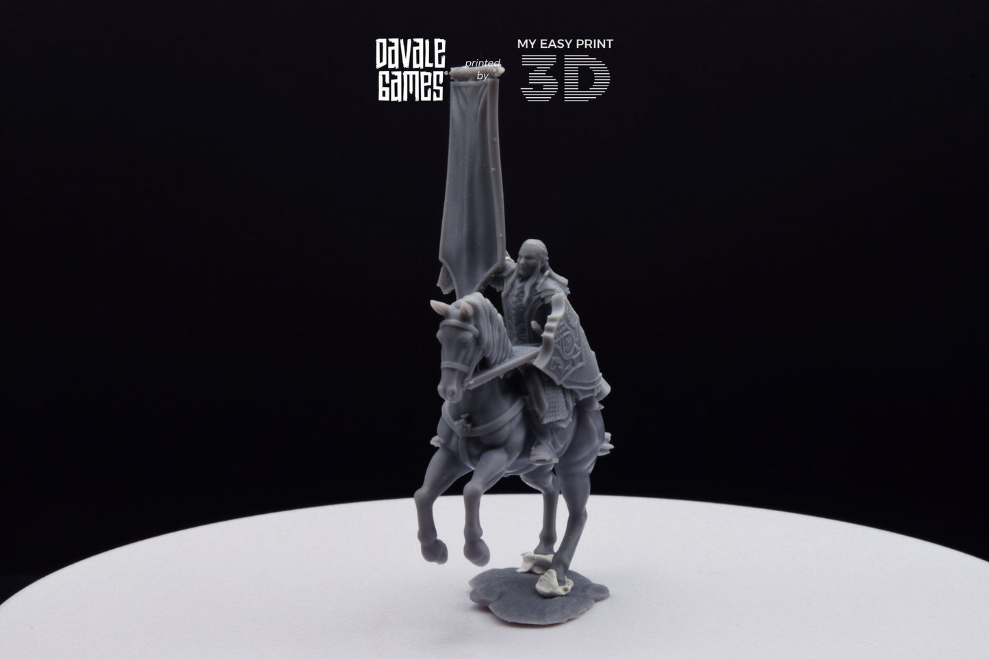 Wood Elf Banner - Mounted - Davale Games - 3D Printed with high quality resin for LOTR/D&D games