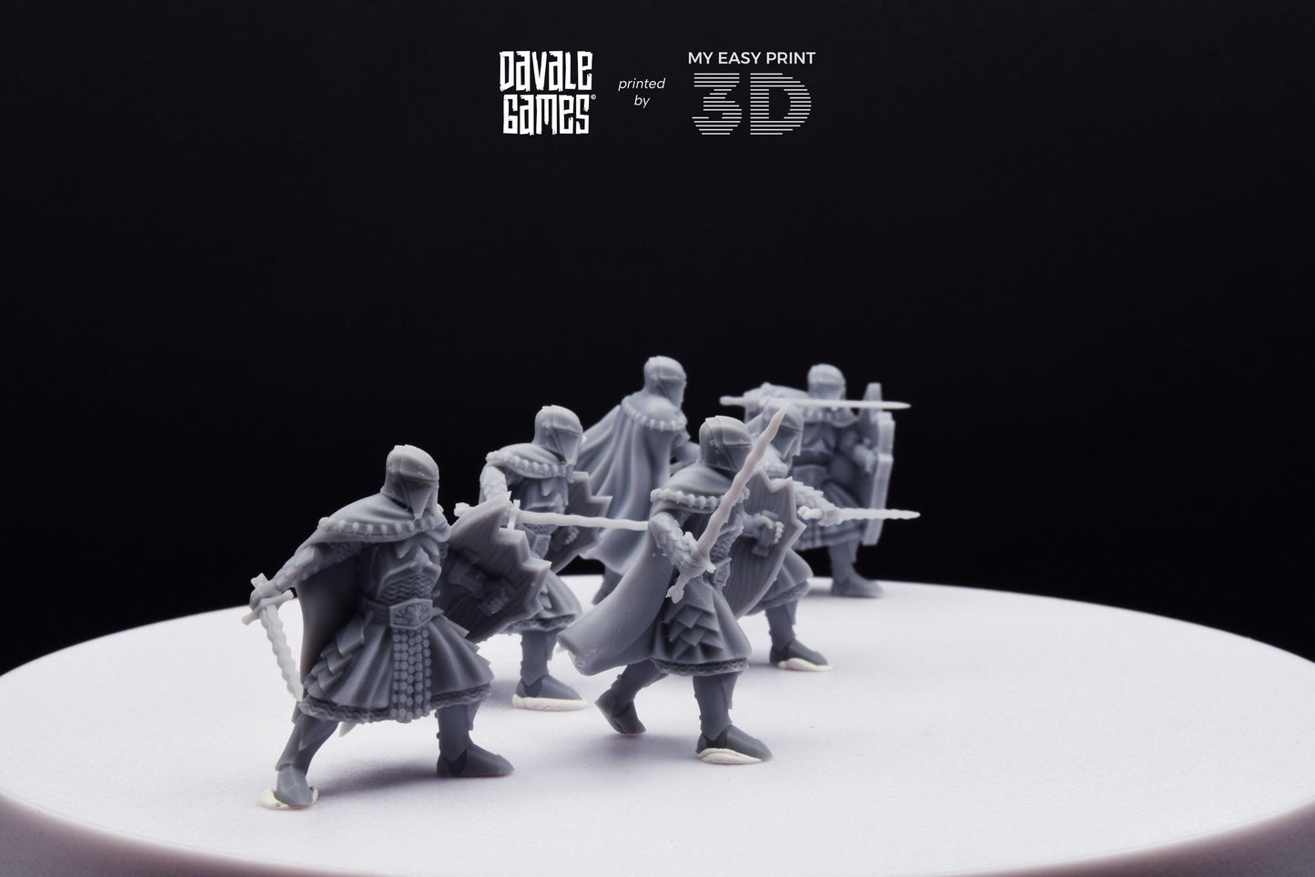 Black High Human - Davale Games - 3D Printed with high quality resin for LOTR/D&D games