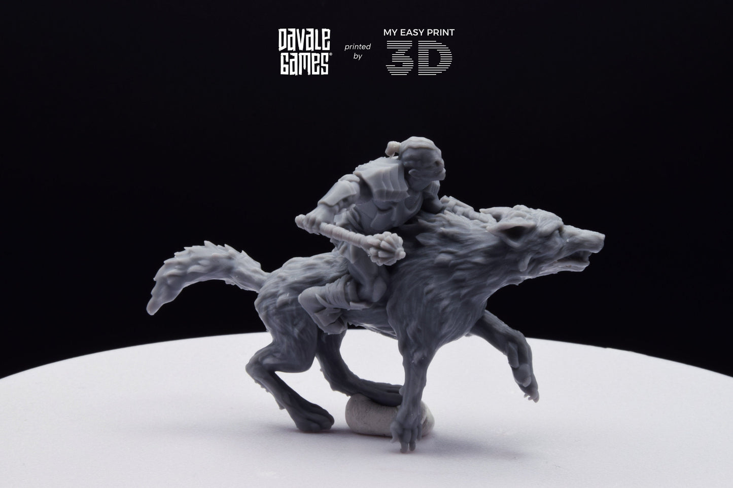 The Irreverent - Mounted - Davale Games - 3D Printed with high quality resin for LOTR/D&D games