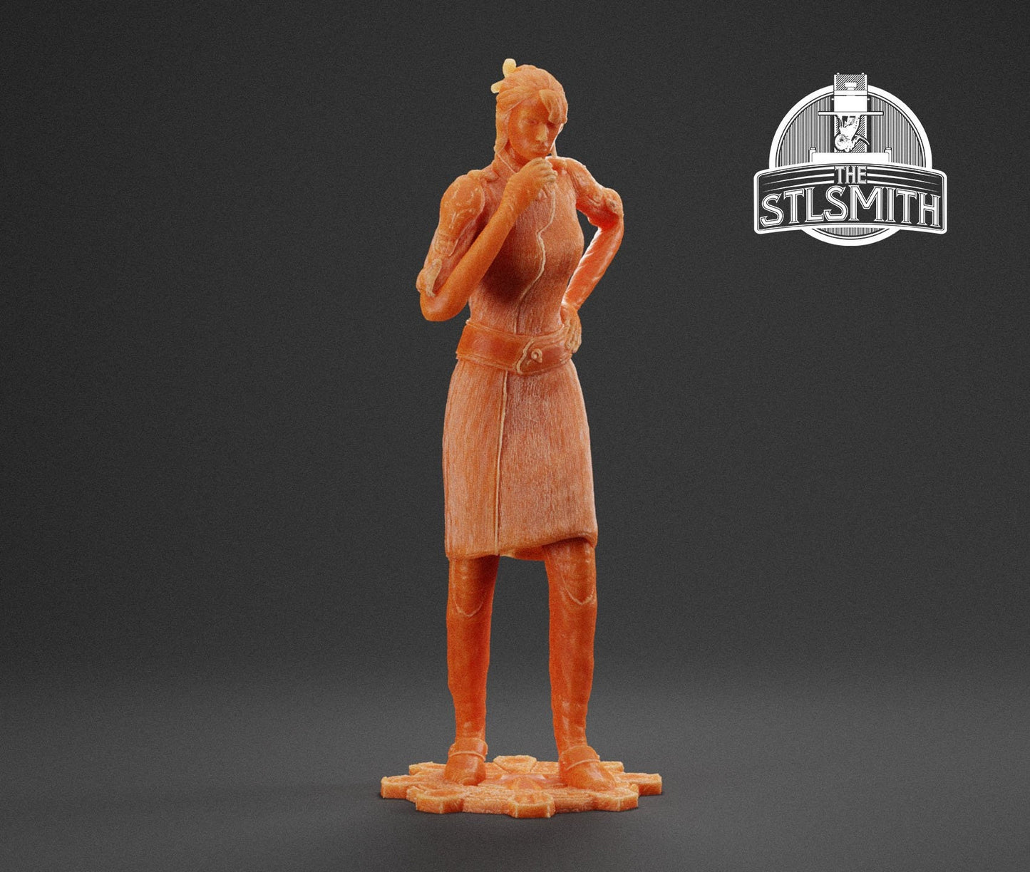 Gears Of War Anya Stroud Operator Ot Miniature - TheSTLSmith - 3D Printed with high quality resin for Skirmish/D&D games