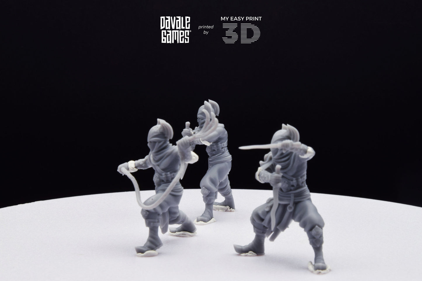 Dragon Army Assassin - Davale Games - 3D Printed with high quality resin for LOTR/D&D games