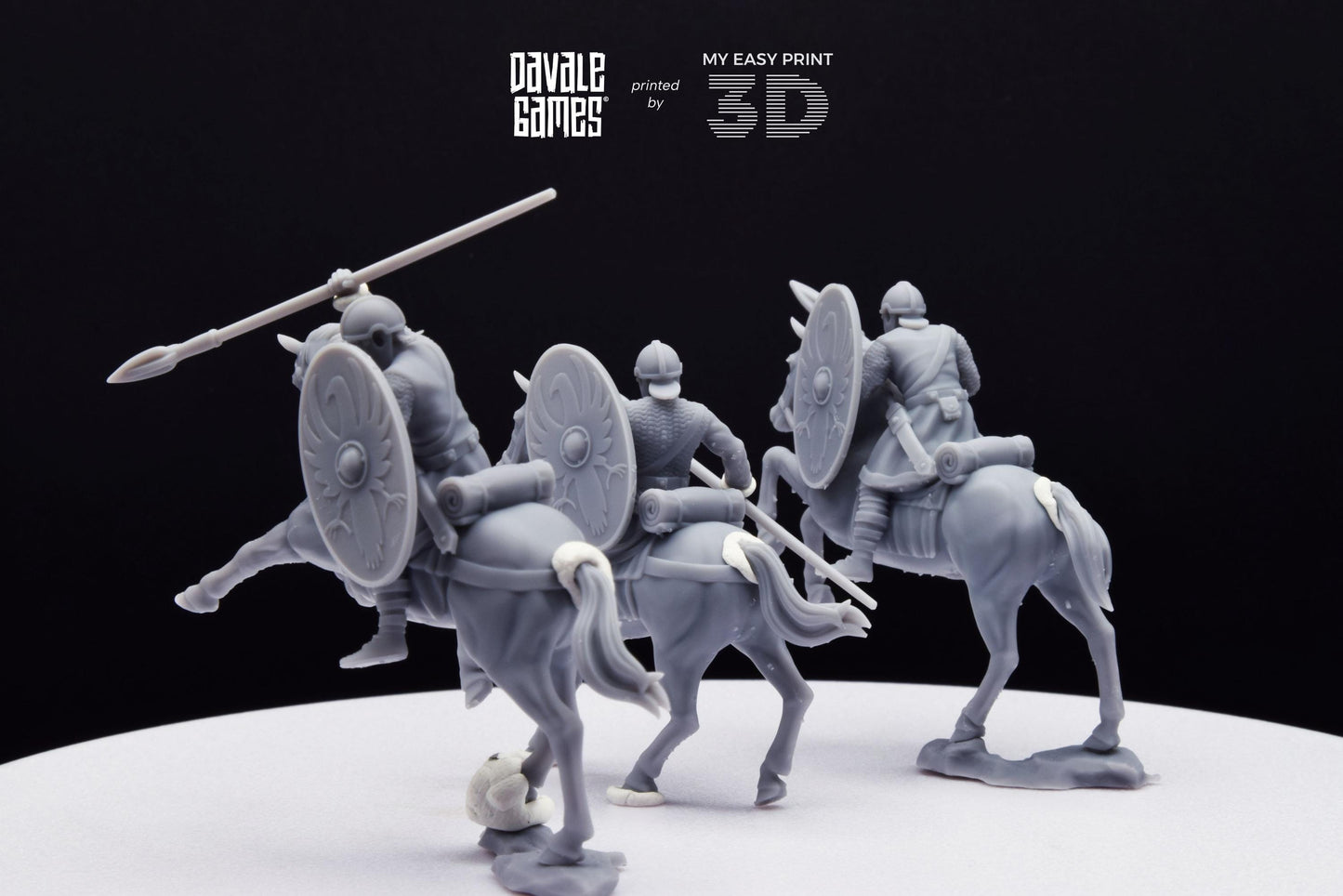 Roman Cavalry - Davale Games - Historical games - 3D Printed with high quality resin