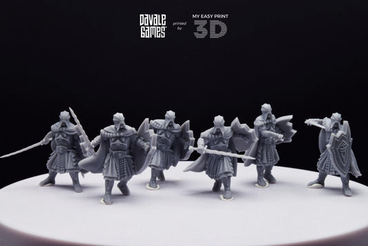 Black High Human - Davale Games - 3D Printed with high quality resin for LOTR/D&D games