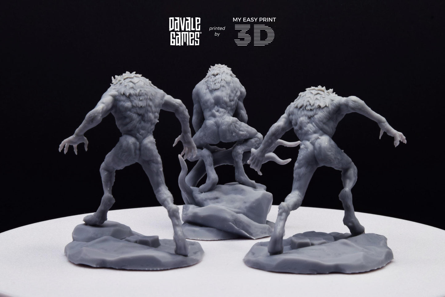 Lycanthropes of Anagar - Davale Games - 3D Printed with high quality resin for LOTR/D&D games