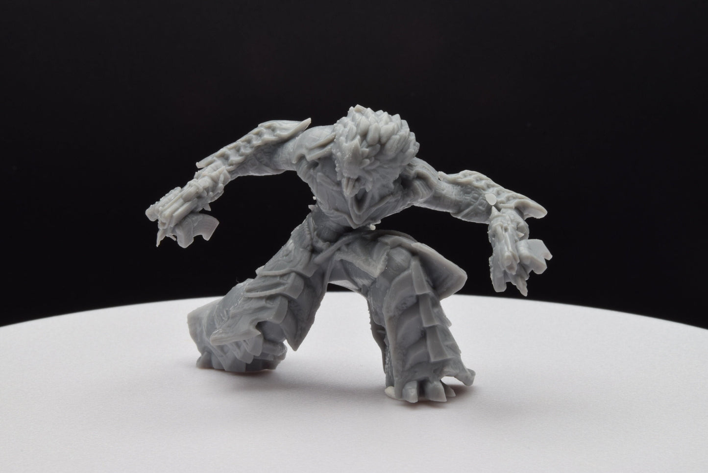 Gears Of War Kantus Armoured Ot Miniature - TheSTLSmith - 3D Printed with high quality resin for Skirmish/D&D games