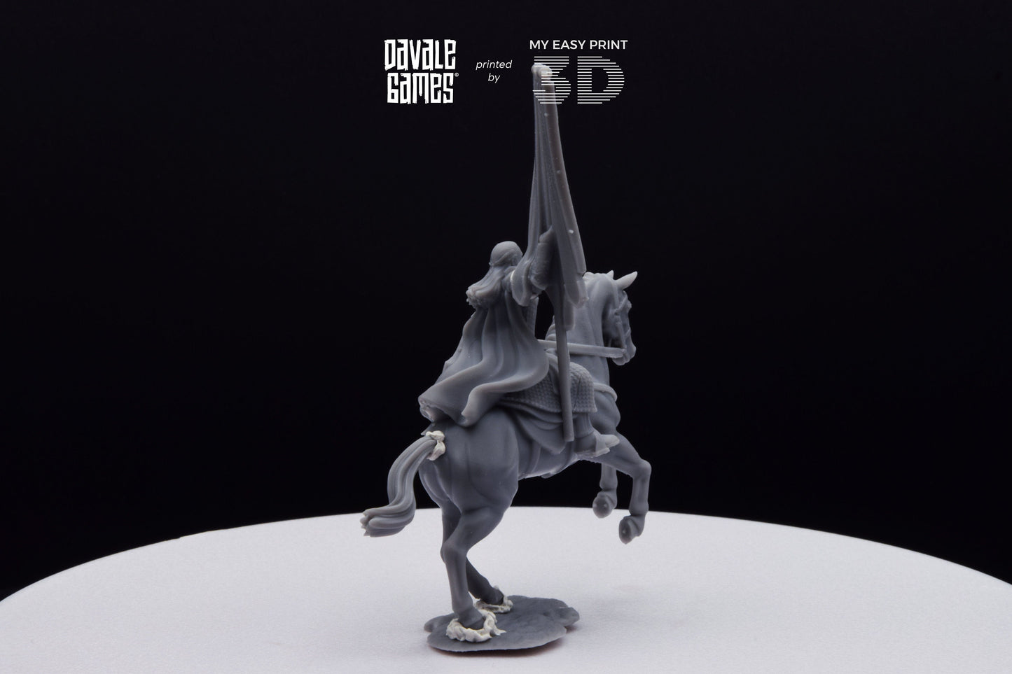 Wood Elf Banner - Mounted - Davale Games - 3D Printed with high quality resin for LOTR/D&D games