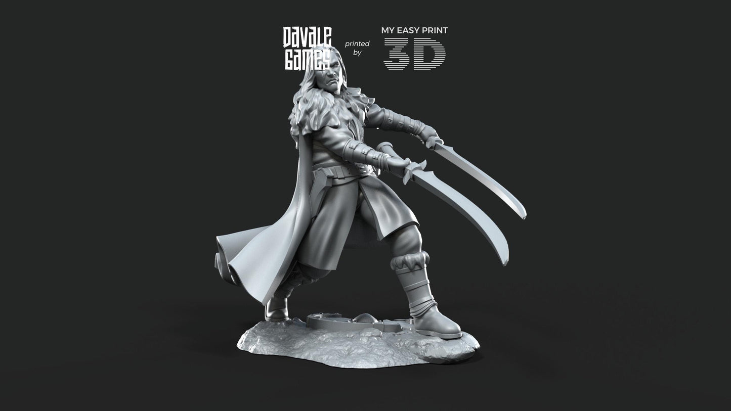 Wölfbane Lord Fellmount Reavers Foot and Mounted - Davale Games - 3D Printed with high quality resin for LOTR/D&D games