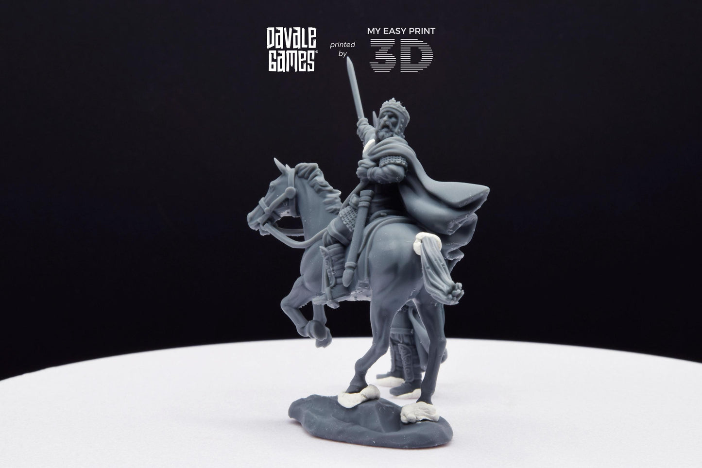 King fo Gepids - Foot and Mounted - Davale Games - Historical games - 3D Printed with high quality resin