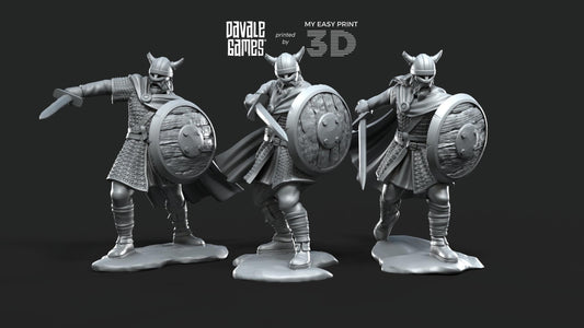 Huscarls (ODIN) - Mythology at Wars - Davale Games - Historical games - 3D Printed with high quality resin