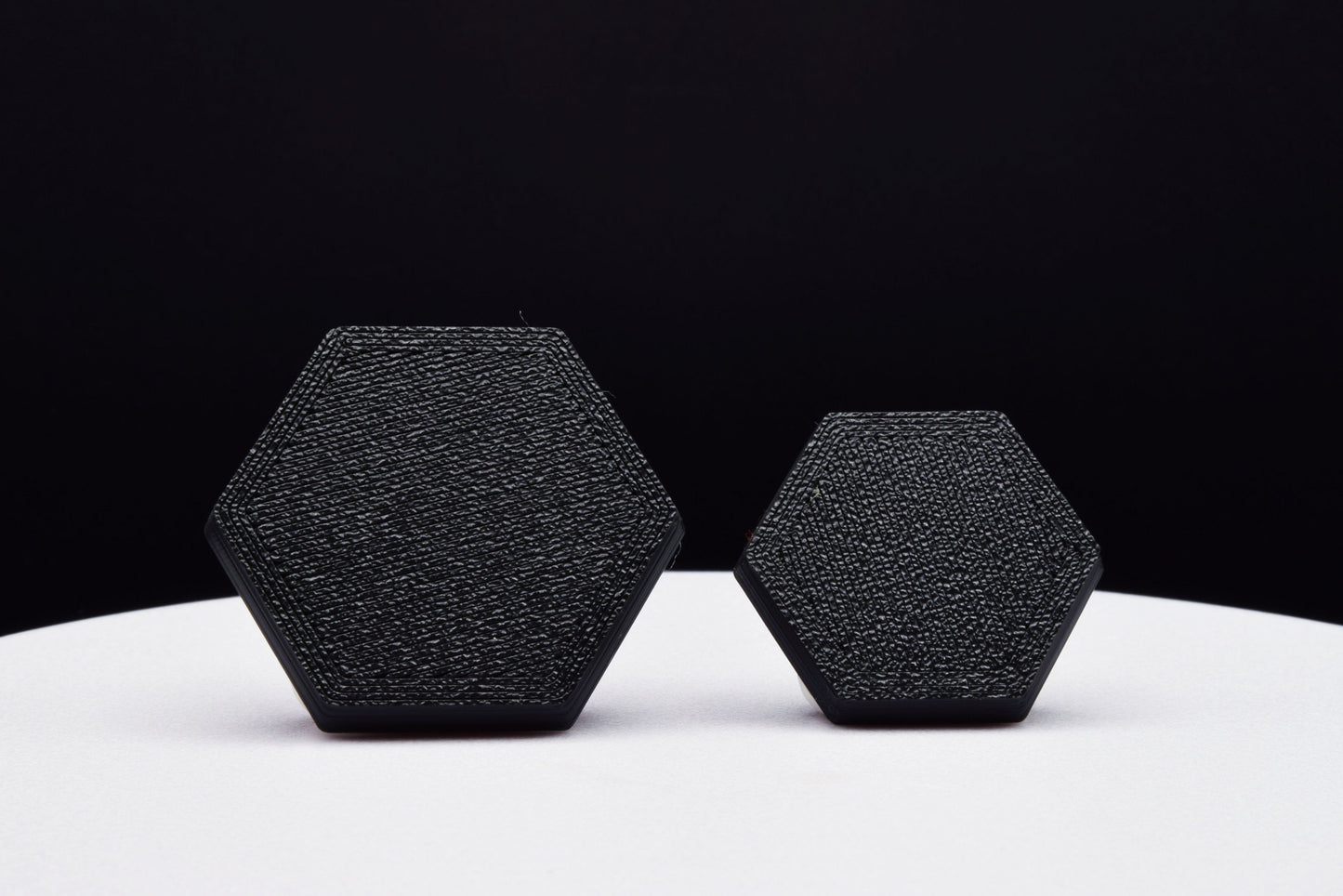 Hexagonal Bases for Miniatures - 20mm to 100mm - 3D Printed with high quality PLA+ for Tabletop Games/Wargames/D&D games
