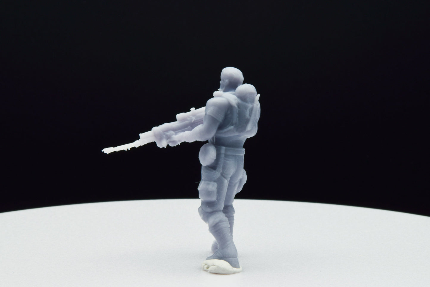 Gears Of War Dominic Santiago Commando Ot Miniature - TheSTLSmith - 3D Printed with high quality resin for Skirmish/D&D games