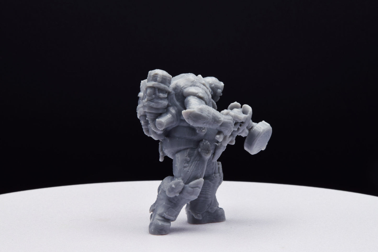 Gears Of War Boomer Flamer Ot Miniature - TheSTLSmith - 3D Printed with high quality resin for Skirmish/D&D games