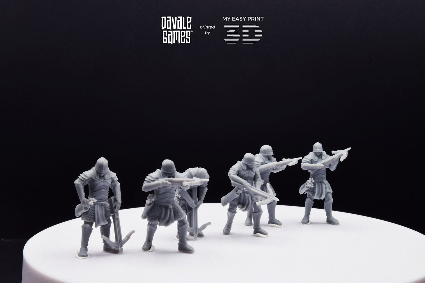 Blood-handed Orcs Crossbow with Armour - Davale Games - 3D Printed with high quality resin for LOTR/D&D games